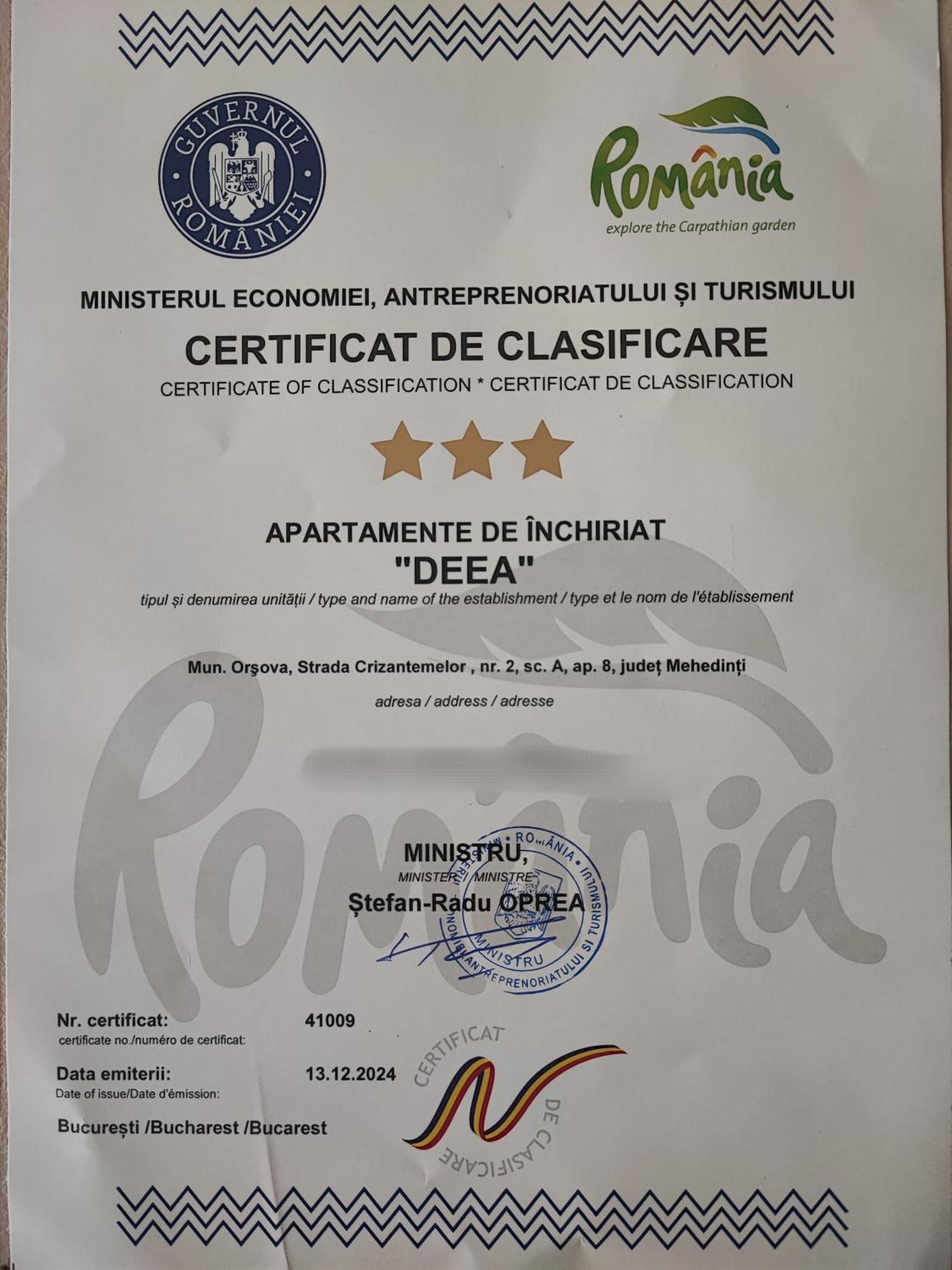 Appartamento Deea Orşova Esterno foto